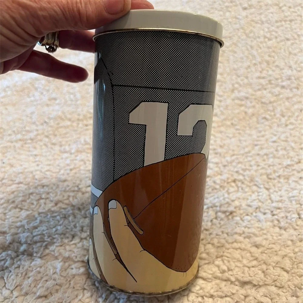 Vintage Football‎ Player Tin Candy Dish Container